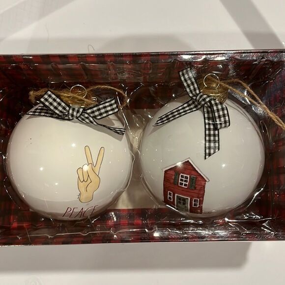 NWT Rae Dunn Christmas ornaments - Picture 1 of 1